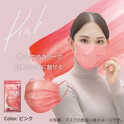ヨドバシ Com 医食同源 Spunmask ピンク スパンレース不織布マスク ピンク 7枚入り 通販 全品無料配達