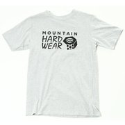 MHWロゴショートスリーブ T MHW Logo Short Sleeve T OM9740 057 Hardwear Grey Heather Sサイズ [アウトドア カットソー メンズ]
