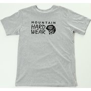 MHWロゴショートスリーブ T MHW Logo Short Sleeve T OM9740 057 Hardwear Grey Heather Lサイズ [アウトドア カットソー メンズ]