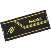 NL9234 LM4 [卓球アパレル ラインミッドタオル ブラック×イエロー]