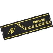 NL9235 LS4 [卓球アクセサリー LINE SPORTS TOWEL（ラインスポーツタオル） ブラック×イエロー]