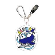 PC-147 [ALOHA WHALE PUTTER CATCHER RUBBER TYPE WH パターキャッチャー＆ネームタグ]