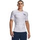UA Iso-Chill Compression SS UAアイソチル コンプレッション ショートスリーブ 1361514 100_WHT/BLK XLサイズ [コンディショニングウェア シャツ メンズ]