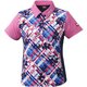 NW2181 21 O [卓球ゲームシャツ FURACHECKS SHIRT（フラチェックスシャツ） 女子用 ピンク O]