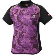 NW2188 50 2XO [卓球ゲームシャツ FLAGE SHIRT（フラージュシャツ） 女子用 パープル 2XO]