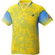 NW2189 60 J150 [卓球ゲームシャツ SKYMILKY SHIRT（スカイミルキーシャツ） 男女兼用/Jr.サイズ対応 イエロー J150]