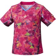 NW2192 21 S [卓球ゲームシャツ MOVESTAINED LADIES SHIRT（ムーブステンドレディースシャツ） 女子用 ピンク S]
