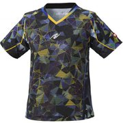 NW2192 71 M [卓球ゲームシャツ MOVESTAINED LADIES SHIRT（ムーブステンドレディースシャツ） 女子用 ブラック M]