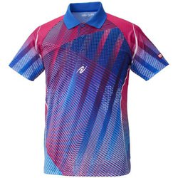 NW2194 09 3S [卓球ゲームシャツ SIDING SHIRT（サイディングシャツ） 男女兼用 ブルー 3S]