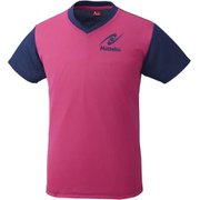 NX2090 21 3S [卓球アパレル VNT-4（VネックTシャツ-4） 男女兼用・ジュニア対応 ピンク 3S]