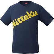 NX2091 02 M [卓球アパレル B-LOGO T-SHIRT（ビーロゴTシャツ） 男女兼用 ネイビー M]