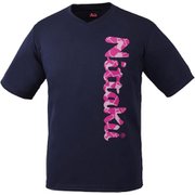 NX2097 02 S [卓球アパレル B-LOGO T-SHIRT-2（ビーロゴTシャツ2） 男女兼用 ネイビー S]