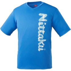 ヨドバシ Com 日本卓球 ニッタク Nittaku Nx97 09 M 卓球アパレル B Logo T Shirt 2 ビーロゴtシャツ2 男女兼用 ブルー M 通販 全品無料配達