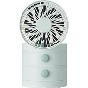 引き出しデスクファン ライトブルー FSW-113U（LBL）