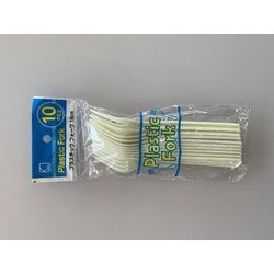 プラスチックフォーク 10本入