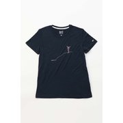 SUMMITEER TEE SNWP03015 294 ネイビー Mサイズ [フィットネス ヨガシャツ レディース]