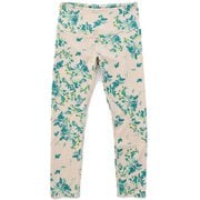 PrintTights SNWJ00025 S41 ホワイトフラワー Sサイズ [フィットネス ヨガタイツ レディース]