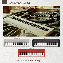 【美品】CASIO 電子キーボード Casiotone CT-S1 WE CT-S1WE | CASIO