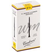 CR1625T [B♭クラリネットリード ジャーマン・ホワイトマスター・トラディショナル 硬さ：2/1/2 (10枚入り)]