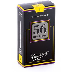 CR504 [B♭クラリネットリード ルピック56 硬さ：4 (10枚入り)]