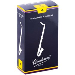 CR144 [アルトクラリネットリード トラディショナル 硬さ：4 (10枚入り)]