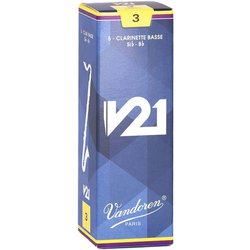 CR823 [バスクラリネットリード V21 硬さ：3 (5枚入り)]