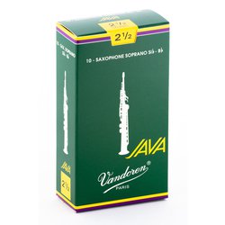 SR3025 [ソプラノサクソフォンリード ジャバ(JAVA) 硬さ：2-1/2 (10枚入り)]