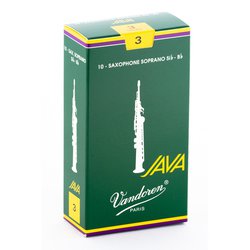 SR303 [ソプラノサクソフォンリード ジャバ(JAVA) 硬さ：3 (10枚入り)]