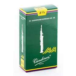 SR3035 [ソプラノサクソフォンリード ジャバ(JAVA) 硬さ：3-1/2 (10枚入り)]