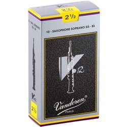 SR6025 [ソプラノサクソフォンリード V.12 硬さ：2-1/2 (10枚入り)]