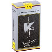 SR6025 [ソプラノサクソフォンリード V.12 硬さ：2-1/2 (10枚入り)]