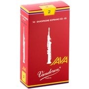 SR302R [ソプラノサクソフォンリード ジャバ・ファイルド・レッドカット(JAVA FILED RED CUT) 硬さ：2 (10枚入り)]