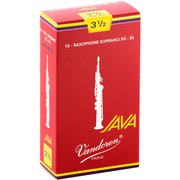 SR3035R [ソプラノサクソフォンリード ジャバ・ファイルド・レッドカット(JAVA FILED RED CUT) 硬さ：3-1/2 (10枚入り)]