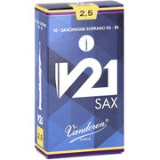 SR8025 [ソプラノサクソフォンリード V21 硬さ：2-1/2 (10枚入り)]