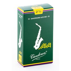 SR2625 [アルトサクソフォンリード ジャバ(JAVA) 硬さ：2-1/2 (10枚入り)]