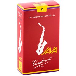 SR262R [アルトサクソフォンリード ジャバ・ファイルド・レッドカット(JAVA FILED RED CUT) 硬さ：2 (10枚入り)]