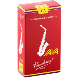 SR2635R [アルトサクソフォンリード ジャバ・ファイルド・レッドカット(JAVA FILED RED CUT) 硬さ：3-1/2 (10枚入り)]