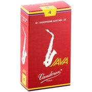 SR264R [アルトサクソフォンリード ジャバ・ファイルド・レッドカット(JAVA FILED RED CUT) 硬さ：4 (10枚入り)]