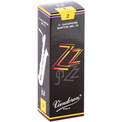 SR442 [バリトンサクソフォンリード ズィーズィー(ZZ) 硬さ：2 (5枚入り)]