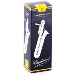 SR252 [バスサクソフォンリード トラディショナル 硬さ：2 (5枚入り)]