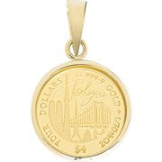 ジュエリー 純金コイン(K18製ペンダント枠付) 2020 tokyo 1/30oz
