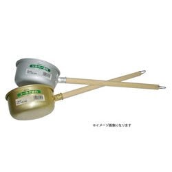 硬質アルミ水杓 ゴールド 15cm