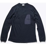 マウンテンズアーコーリングロングスリーブ Mountains Are Calling Long Sleeve PM0034 Collegiate Navy Heather 464 Lサイズ [アウトドア カットソー メンズ]