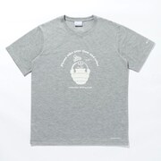 アフターマウンテンショートスリーブTシャツ After Mountain Ss Tee PM0045 Columbia Grey Heather,C Graphic 039 Mサイズ [アウトドア カットソー メンズ]