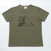 ライトキャニオンウィメンズオムニフリーズゼロショートスリーブＴシャツ Light Canyon W Ofz Short Sleeve Tee PL0151 Stone Green,C Graphic 397 Lサイズ [アウトドア カットソー レディース]