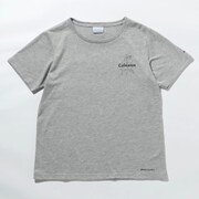 スウィンアベニューウィメンズショートスリーブTシャツ Swin Avenue W Short Sleeve Tee PL0168 Cloumbia Grey Heather,Alphabet 040 Sサイズ [アウトドア カットソー レディース]