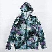 ポーラーパイオニアウィメンズフルジップフーディ Polar Pioneer W Full Zip Hoodie PL3170 Thyme Green Tie Dye Timberwolf 369 Mサイズ [アウトドア スウェット レディース]