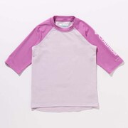 サンディショアーズショートスリーブサンガード Sandy Shores Short Sleeve Sunguard AY0019 Pale Lilac,Blossom Pink 584 Lサイズ [アウトドア トップス キッズ]