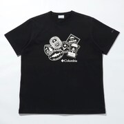 ヤハラフォレストショートスリーブT PM0176 010 BLK PATCH XLサイズ [アウトドア カットソー メンズ]