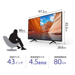 4k 液晶テレビ　KJ-43X80J 2021年モデル 4k 液晶テレビ KJ-43X80J 2021年モデル Amazon.co.jp: ソニー